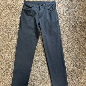 Stylus Chino Men' Straight Fit Flat  - Grey - Men's Size 30x32 - Preowned - 1962